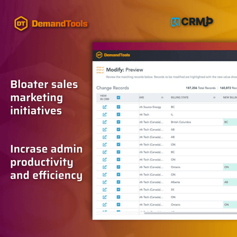 DemandTools Salesforce Integration Services | CRMUP