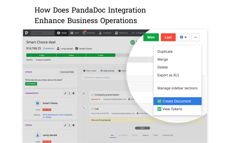 How Does PandaDoc Integration Enhance Business Operations
